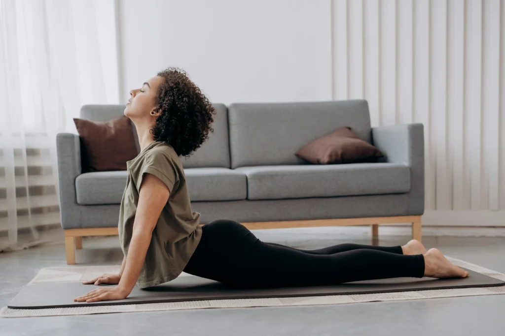 Cours de pilates à la maison